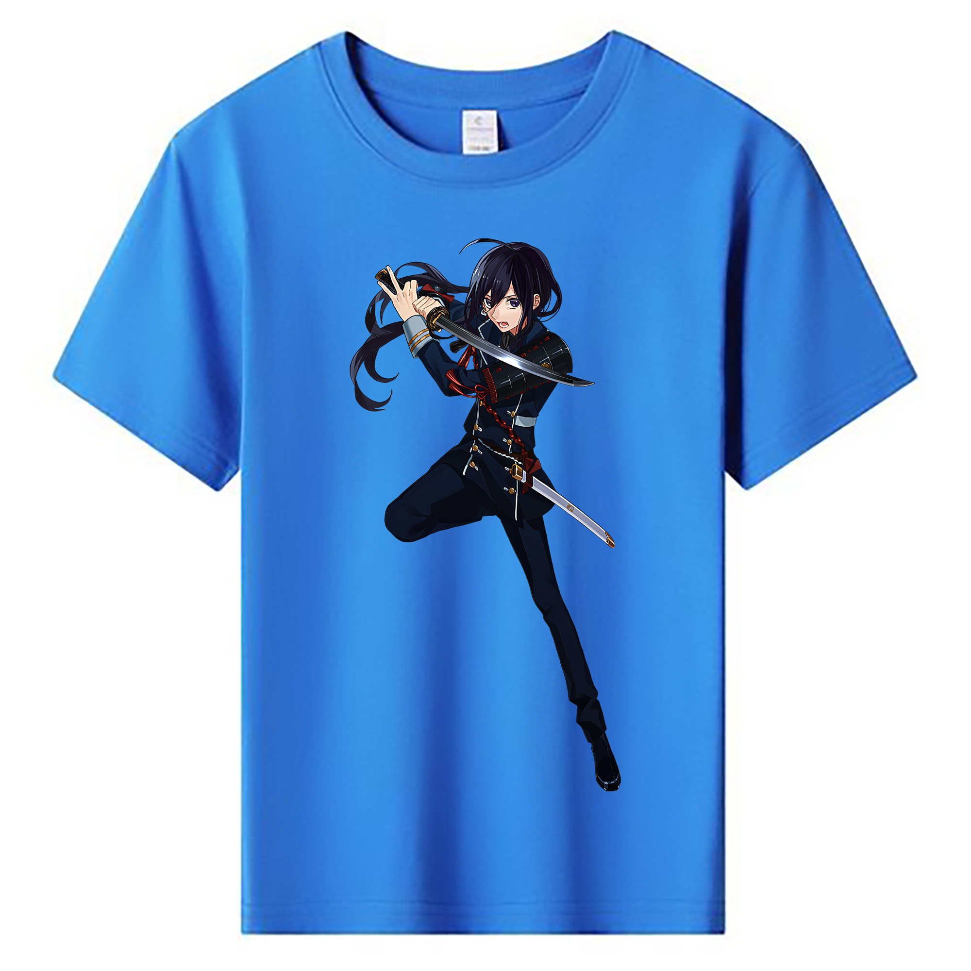 （画像用） 刀剣乱舞 Touken Ranbu 綿100％キッズTシャツ（フロントプリント）